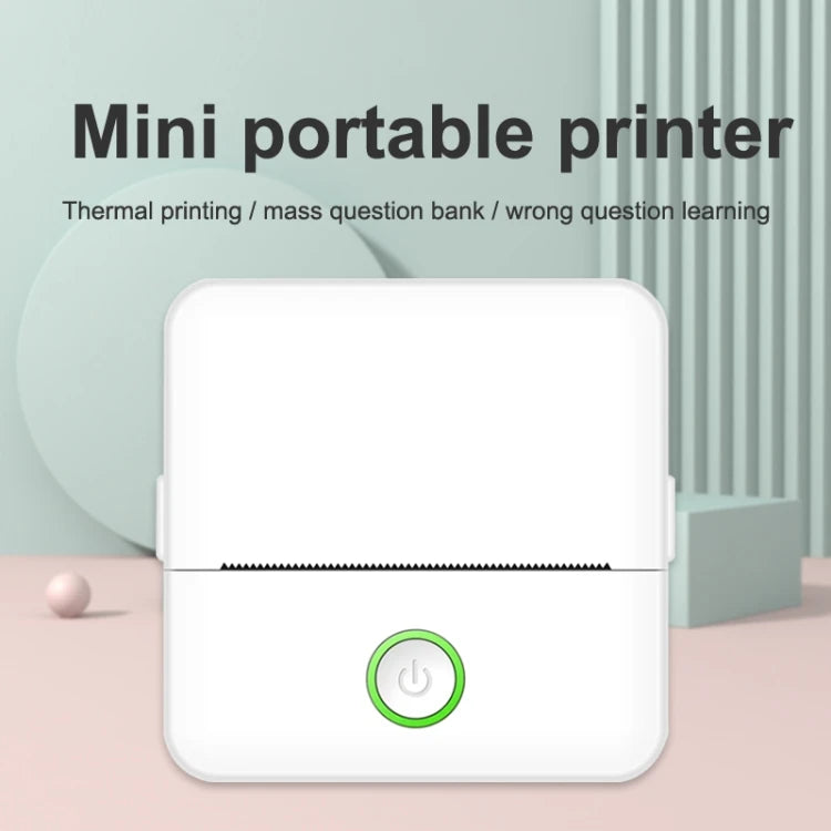 Hot Selling X6 200DPI Student Homework Printer Wireless Inkless Pocket Printer Pink Printer Paper X1